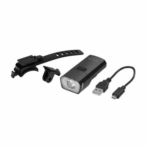 Jalgratta esituli Giant Recon HL 350 350 luumenit | E-pood Tootemaailm Must jalgrattatuli kinnitusrihma ja USB-laadimiskaabliga