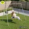 Laste pesakiik raamiga HyperMotion 100 cm | E-pood Tootemaailm Aiapuustikukomplekt HyperMotion, millel on rippuv ketaskiik ja max kandevõime 150 kg