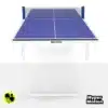 Kokkupandav lauatenniselaud HyperMotion komplektiga | E-pood Tootemaailm Sinine lauatenniselaud valge raamiga ja võrguga, HyperMotioni logo nähtaval