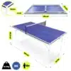 Kokkupandav lauatenniselaud HyperMotion komplektiga | E-pood Tootemaailm Sinine kokkupandav lauatenniselaud mõõtudega 136 x 75 cm, kõrgus 65,5 cm