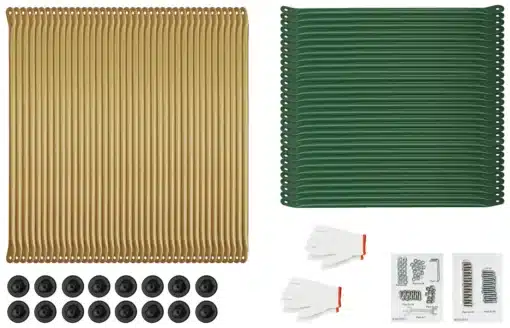 Ronimiskuppel HyperMotion XXL lastele 300 cm | E-pood Tootemaailm Komplekt plastist kinnitusrihmu eri värvides, mustad kinnitused ja valged kinnastepaarid