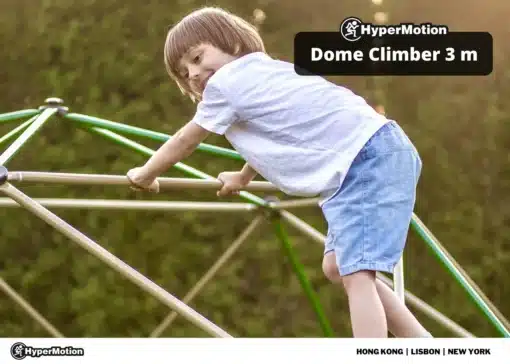 Ronimiskuppel HyperMotion XXL lastele 300 cm | E-pood Tootemaailm Laps ronib väljas HyperMotion Dome Climber 3 m mänguriiulil