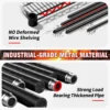 Metallist ratastel laoriiul 5 tasapinnaga kuni 1500 kg | E-pood Tootemaailm Mustad metalltorud ja traatriiuli detailid, mis rõhutavad tugevust ja deformatsioonikindlust
