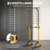 Reguleeritava kõrgusega tõmbekangiga treeningjaam kuni 150 kg | E-pood Tootemaailm Kõrguse reguleeritav treeningraam, 10 seadistatavat kõrgust 165–219 cm