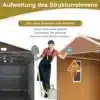 Illustratsioon struktuurraami kõrguse suurendamisest, märge 35% rohkem panipaika ja stabiilsust
