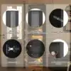 LED-valgustusega vitriinkapp kollektsioonidele 4 riiuliga | E-pood Tootemaailm Vitriinkapi detailid: kõrgläikega plaat, läbipaistev akrüül, nupplüliti, metallhinged, tugevdatud klaas ja MDF