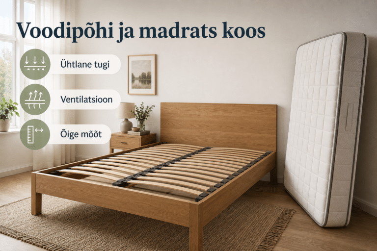 Kuidas valida sobiv voodipõhi ja madrats | E-pood Tootemaailm Kuidas valida sobiv voodipõhi ja madrats