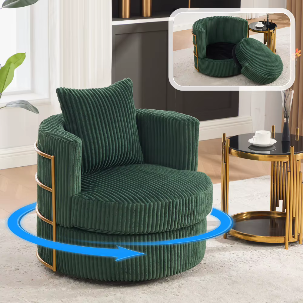 Pöörlev elutoa tugitool istmealuse panipaigaga