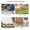 Kokkutõmmatav aiavärav ratastega kuni 405 cm | E-pood Tootemaailm Kokkupandav metallist aiapiire eri kasutusviisidega: garaažiava, ruumijagaja, aiakaunistus ja trelliselement
