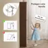 Kingakapp 5 kallutatava sahtliga 30 paarile jalatsitele | E-pood Tootemaailm Kummutile paigaldatav turvakinnitus, mis aitab vältida mööbli ümberkukkumist