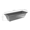 Plastist ristkülikukujulised aknakastid taimedele 5 tk | E-pood Tootemaailm Hallikas ristkülikukujuline lillekast mõõtudega 59 x 21 x 16 cm