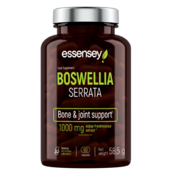 Essensey Boswellia Serrata 1000 mg toidulisand, 90 kapslit pruunis hõbedase korgiga purgis
