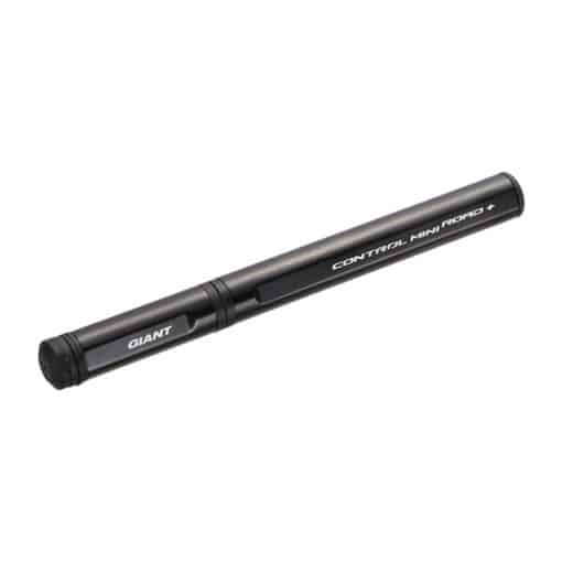 Jalgratta käsipump Control Mini Road+ Presta ventiilile 160 psi | E-pood Tootemaailm Must Giant Control Mini Road+ kompaktne jalgrattapump valgel taustal