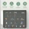 Seinale kinnitatav vitriinkapp lükandustega | E-pood Tootemaailm Must seinale kinnitatav klaasukstega vitriinkapp kollektsioneeritavate figuuride ja mudelautode eksponeerimiseks