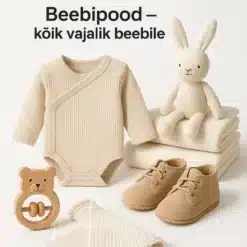 Beebiriided, beebi jalanõud, voodipesu ja mänguasjad