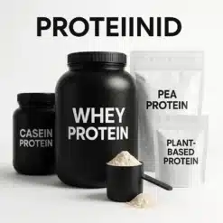 Erinevad valgupulbrid ja proteiinid