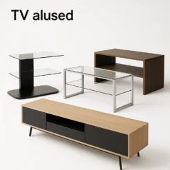 Erinevad stiilsed TV alused ja lauad