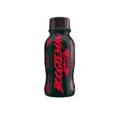Rock Shot must-punane 100 ml pudel valgel taustal