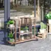 Ratastel liikuv mitmeastmeline puidust lillepottide alus | E-pood Tootemaailm Ratastel liikuv mitmeastmeline puidust lillepottide alus