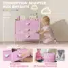 Laste kummut kolme sahtliga 60 × 40 × 60 cm | E-pood Tootemaailm Laste kummut kolme sahtliga 60 × 40 × 60 cm