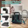 Kaasaskantav tekstiilipesur 450 W ja 11 kPa imemisvõimsusega | E-pood Tootemaailm Kaasaskantav tekstiilipesur 450 W ja 11 kPa imemisvõimsusega