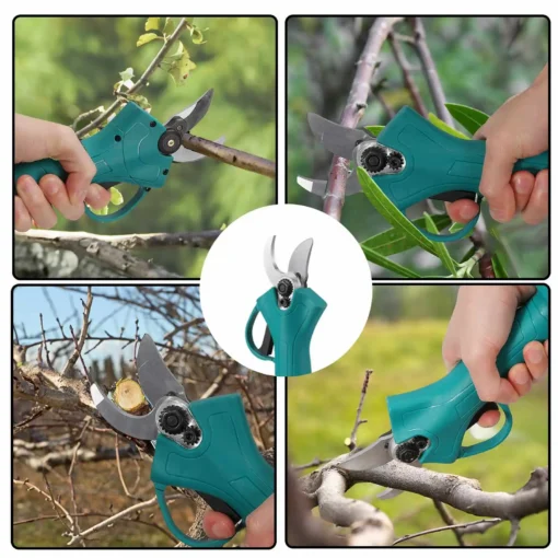 Akutoitel oksakäärid harjavaba mootoriga, 25 mm lõikevõimega ja 2 akut | E-pood Tootemaailm Akutoitel oksakäärid harjavaba mootoriga, 25 mm lõikevõimega ja 2 akut