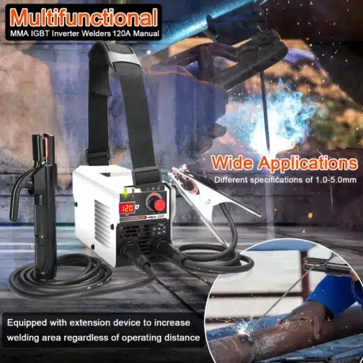 MMA-keevitusinverter 120 A digitaalse näidikuga | E-pood Tootemaailm MMA-keevitusinverter 120 A digitaalse näidikuga