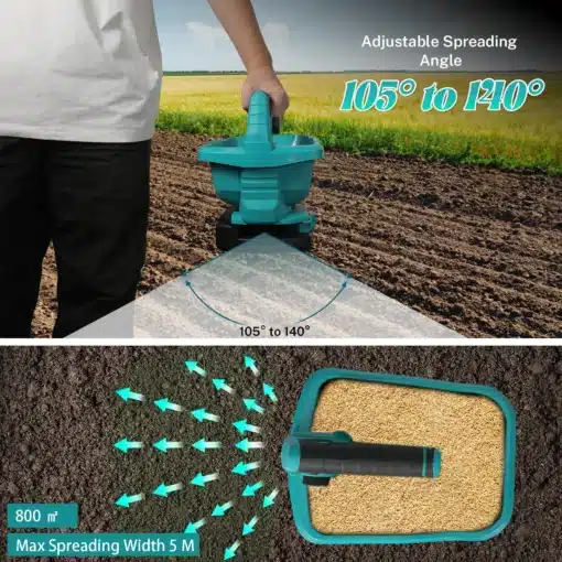 Akutoitel väetise- ja seemnelaotur 2200 p/min 18 V akule | E-pood Tootemaailm Akutoitel väetise- ja seemnelaotur 2200 p/min 18 V akule