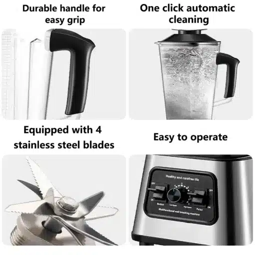 2-ühes köögikombain ja blender 2,5 l, 15 kiirust | E-pood Tootemaailm 2-ühes köögikombain ja blender 2,5 l, 15 kiirust