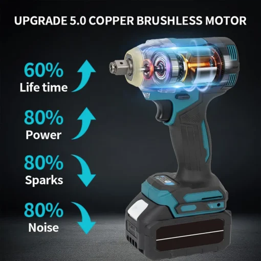 Akulöökmutrikeeraja 1/2″ 1200 Nm harjavaba Makita 18 V akule | E-pood Tootemaailm Akulöökmutrikeeraja 1/2″ 1200 Nm harjavaba Makita 18 V akule