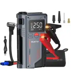 Auto käivitusabi ja rehvikompressor 1000 A 150 PSI LED-valgustiga