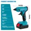 Juhtmevaba kuumliimipüstol 18 V Makita akudele | E-pood Tootemaailm Juhtmevaba kuumliimipüstol 18 V Makita akudele