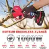 Akutoitel elektrilised oksakäärid 21 V kahe akuga | E-pood Tootemaailm Akutoitel elektrilised oksakäärid 21 V kahe akuga