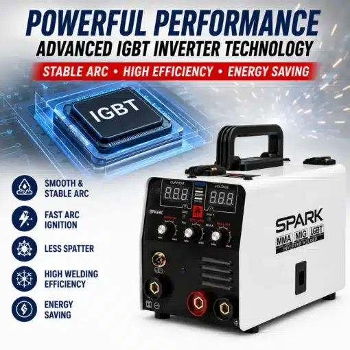 3-in-1 MIG TIG MMA keevitusaparaat 220 V IGBT-inverteriga | E-pood Tootemaailm 3-in-1 MIG TIG MMA keevitusaparaat 220 V IGBT-inverteriga