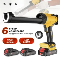 Akutoitega silikoonipüstol 300 ml Makita akule