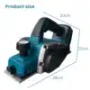 Akutoitega harjavaba elektrihöövel Makita akule 82 mm | E-pood Tootemaailm Akutoitega harjavaba elektrihöövel Makita akule 82 mm
