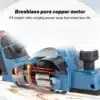 Akutoitega harjavaba elektrihöövel Makita akule 82 mm | E-pood Tootemaailm Akutoitega harjavaba elektrihöövel Makita akule 82 mm