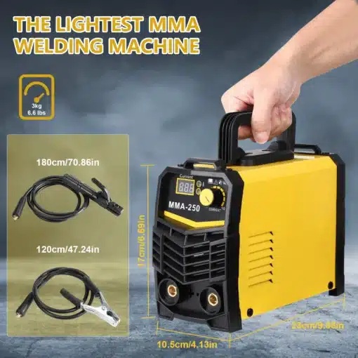 Inverter-keevitusaparaat 20–250 A digiekraaniga | E-pood Tootemaailm Inverter-keevitusaparaat 20–250 A digiekraaniga