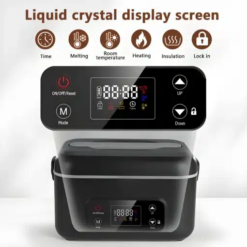 Laetav elektriline toidukarp 1000 ml temperatuuri reguleerimisega | E-pood Tootemaailm Laetav elektriline toidukarp 1000 ml temperatuuri reguleerimisega