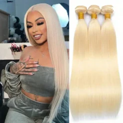 Sirged blondid remy-juuksepikendused