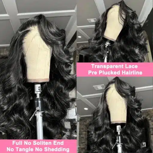 Laineline inimjuustest parukas pitsist esiosaga | E-pood Tootemaailm Laineline inimjuustest parukas pitsist esiosaga