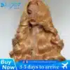 Tumeblond laineline naiste parukas | E-pood Tootemaailm Tumeblond laineline naiste parukas