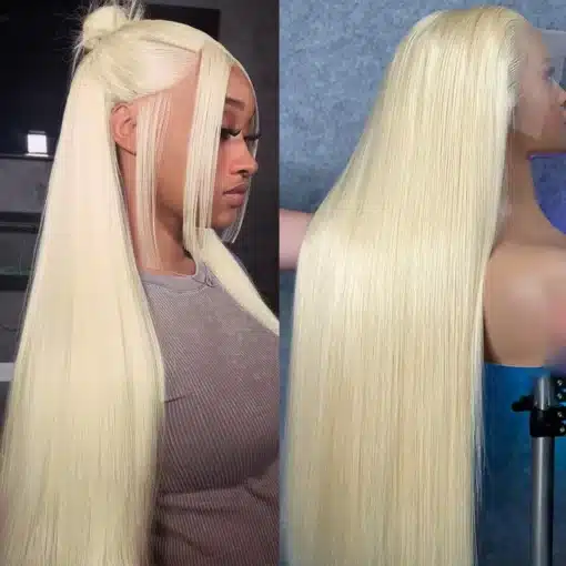 Blond inimjuustest kvaliteetne parukas naistele | E-pood Tootemaailm Blond inimjuustest kvaliteetne parukas naistele
