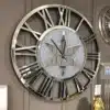Peegliga seinakell rooma numbritega, läbimõõt 60 cm | E-pood Tootemaailm Peegliga seinakell rooma numbritega, läbimõõt 60 cm