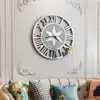 Peegliga seinakell rooma numbritega, läbimõõt 60 cm | E-pood Tootemaailm Peegliga seinakell rooma numbritega, läbimõõt 60 cm