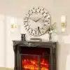 Peeglitega seinakell rooma numbritega, läbimõõt 80 cm | E-pood Tootemaailm Peeglitega seinakell rooma numbritega, läbimõõt 80 cm