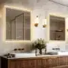 LED-valgustusega vannitoapeegel uduvastase funktsiooniga, 800 × 800 mm | E-pood Tootemaailm LED-valgustusega vannitoapeegel uduvastase funktsiooniga, 800 × 800 mm