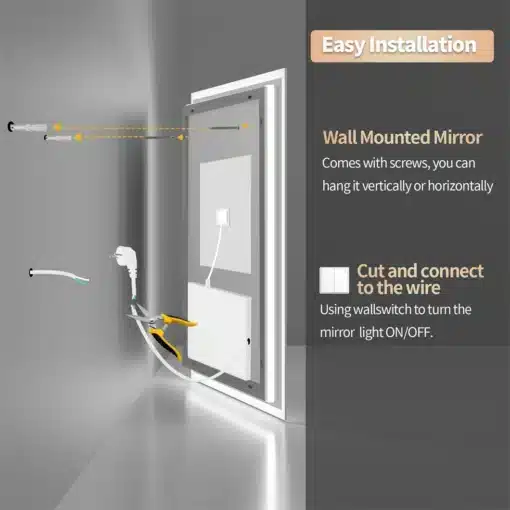 LED-valgustusega vannitoapeegel uduvastase funktsiooniga, 800 × 800 mm | E-pood Tootemaailm LED-valgustusega vannitoapeegel uduvastase funktsiooniga, 800 × 800 mm