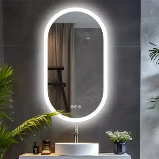 LED-valgustusega uduvastane vannitoapeegel 1200 × 600 mm | E-pood Tootemaailm LED-valgustusega uduvastane vannitoapeegel 1200 × 600 mm