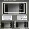Ristkülikukujuline LED-vannitoapeegel uduvastase funktsiooniga | E-pood Tootemaailm Ristkülikukujuline LED-vannitoapeegel uduvastase funktsiooniga